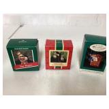 3 Hallmark Keepsake Ornaments in Original Boxes