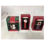 Hallmark Keepsake Christmas Ornaments Set of 3 in