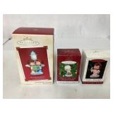 3 Hallmark Keepsake Collectible Christmas Ornament