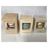 3 Hallmark Christmas Keepsake Ornaments in Origina