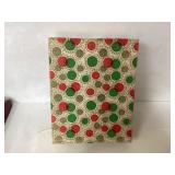 Vintage 12 x 16 Christmas Box with Festive Design
