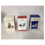 3 Hallmark Keepsake Ornaments: Frosty Friends Them