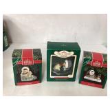 3 Hallmark Keepsake Ornaments in Original Boxes
