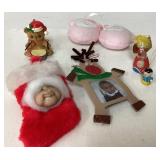 Christmas Baby Lot with Decorations and Ornaments