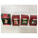 Four Hallmark Keepsake Christmas Ornaments