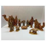 Vintage Byron Nativity Scene Set with Small Chips