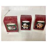 3 Hallmark Keepsake Ornaments in Original Boxes