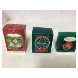 3 Hallmark Keepsake Christmas Ornaments with Origi
