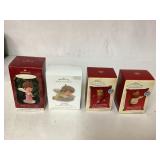Hallmark Keepsake Ornaments Lot of 4 with Original