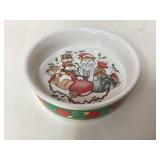 Cathys Concepts Ceramic Cat Bowl and Geometric Orn