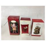 Hallmark Keepsake Christmas Ornament Lot with Sant