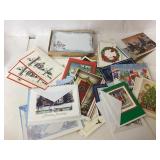 Vintage Unused Christmas Cards with Envelopes