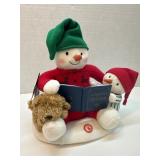 Snowman and Child Reading ï¿½The Night Before Christ