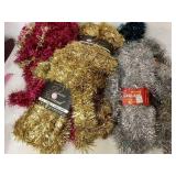 Huge Box of Vintage Christmas Garland in Various C