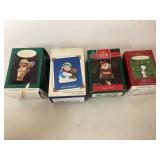 4 Hallmark Keepsake Christmas Ornaments in Origina