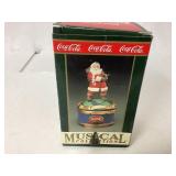 Coca-Cola Musical Santa Figurine, Approx. 6 Inches
