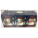 Norman Rockwell Christmas Glass Ornaments from The