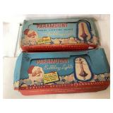 Vintage Paramount Christmas Light Boxes With Bubbl