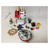 Snoopy Bank With Christmas Ornaments Assortment