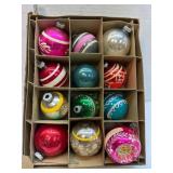 Vintage Shiny Brite Glass Christmas Tree Ornaments