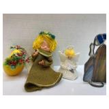 Partridge in Pear Tree Figurine Set With Two Vinta