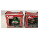 Coca-Cola Glass Christmas Ornaments in Original Bo