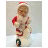 Santa Claus Figurine Made in Japan with Felt Cloth