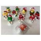 12 M&M Ornaments Including Rare Orange M&M