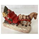 Vintage Working Christmas Music Box Featuring Hors