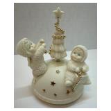 Porcelain Musical Figurine with Children and Chris