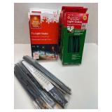 5 Boxes and 5 Bags of Light Stakes for Holiday Lig