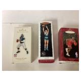 3 Hallmark Keepsake Sports Ornaments: Donovan McNa