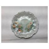Porcelain Plate with Floral Design, Approximately