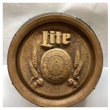 Miller Lite Plastic Wall Plaque, Approximately 18