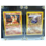 First Edition Pokemon Cards ï¿½ Slugma and Omanyte