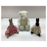 Bunny Oï¿½Hare Dolls and Stuffed Bear Set
