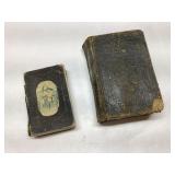 Two Old Bibles: 1875 and 1929 Editions