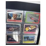 Six NASCAR Trading Cards Featuring Drivers and Car