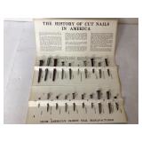 Tremont Nail Co. History of Cut Nails Display Set