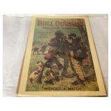 Vintage Black Americana Bull Durham Smoking Tobacc