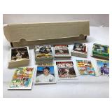 Full Box of Unchecked Baseball, Football, Racing,