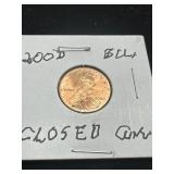 2000-D Lincoln Penny With Closed AM Error in Prote