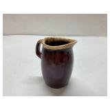 Small Brown Glazed Pottery Pitcher, Approximately