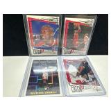 Four Vintage Michael Jordan Basketball Cards