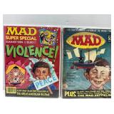 2 MAD Magazines Including 1984 Super Special and 8