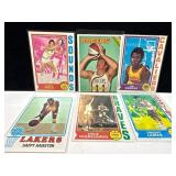 1970ï¿½s ABA Basketball Cards Featuring Multiple Tea