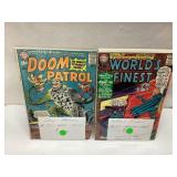 Silver Age DC Doom Patrol and Worldï¿½s Finest Comic