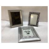 Three Decorative Picture Frames in Mixed Materials