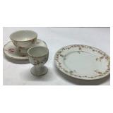 Porcelain Tableware Set with Floral Design