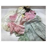 Vintage Doll Clothes in Various Styles